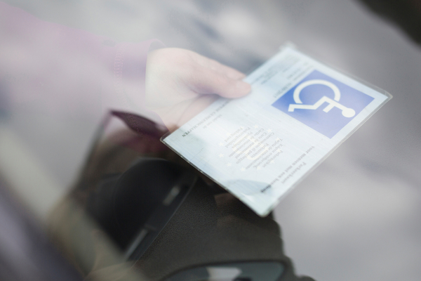 Parkeerkaart voor personen met een handicap